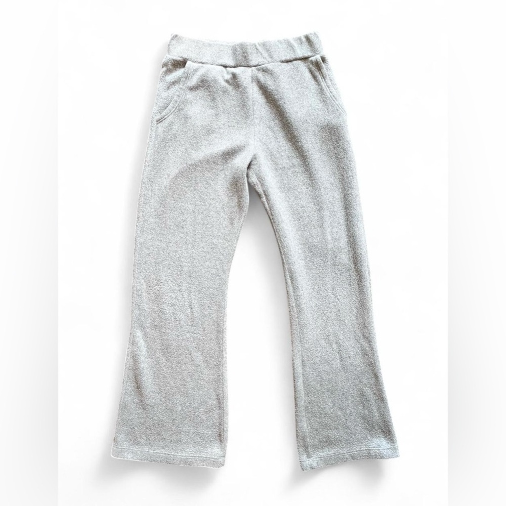 Colortree Girls Cozy Gray Fleece Bottoms Size Large